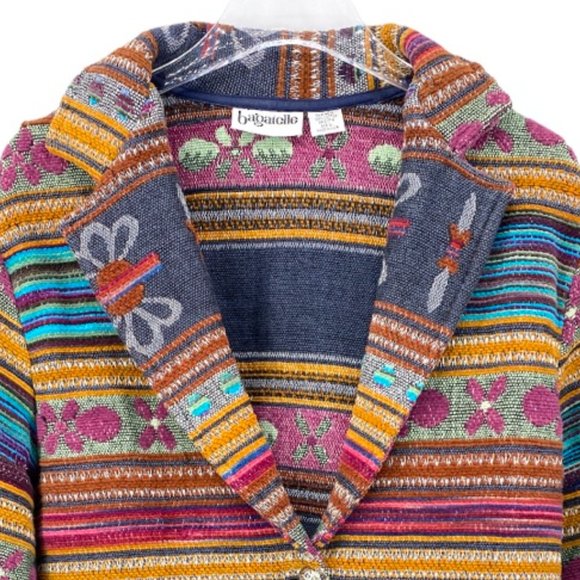 Bagatelle Handwoven Western Inspired Blanket Style Jacket - Picture 8 of 10